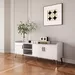 Pearl 1.5 Metre Sintered Stone Top TV Unit for TVs up to 65 inches