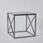 Melody Glass Top End Table