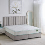 SleepNest iAloe Vera Medium Firm Pocket Spring Super King Mattress - 200x200x25 cm