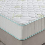 SleepNest iAloe Vera Medium Firm Pocket Spring Super King Mattress - 200x200x25 cm