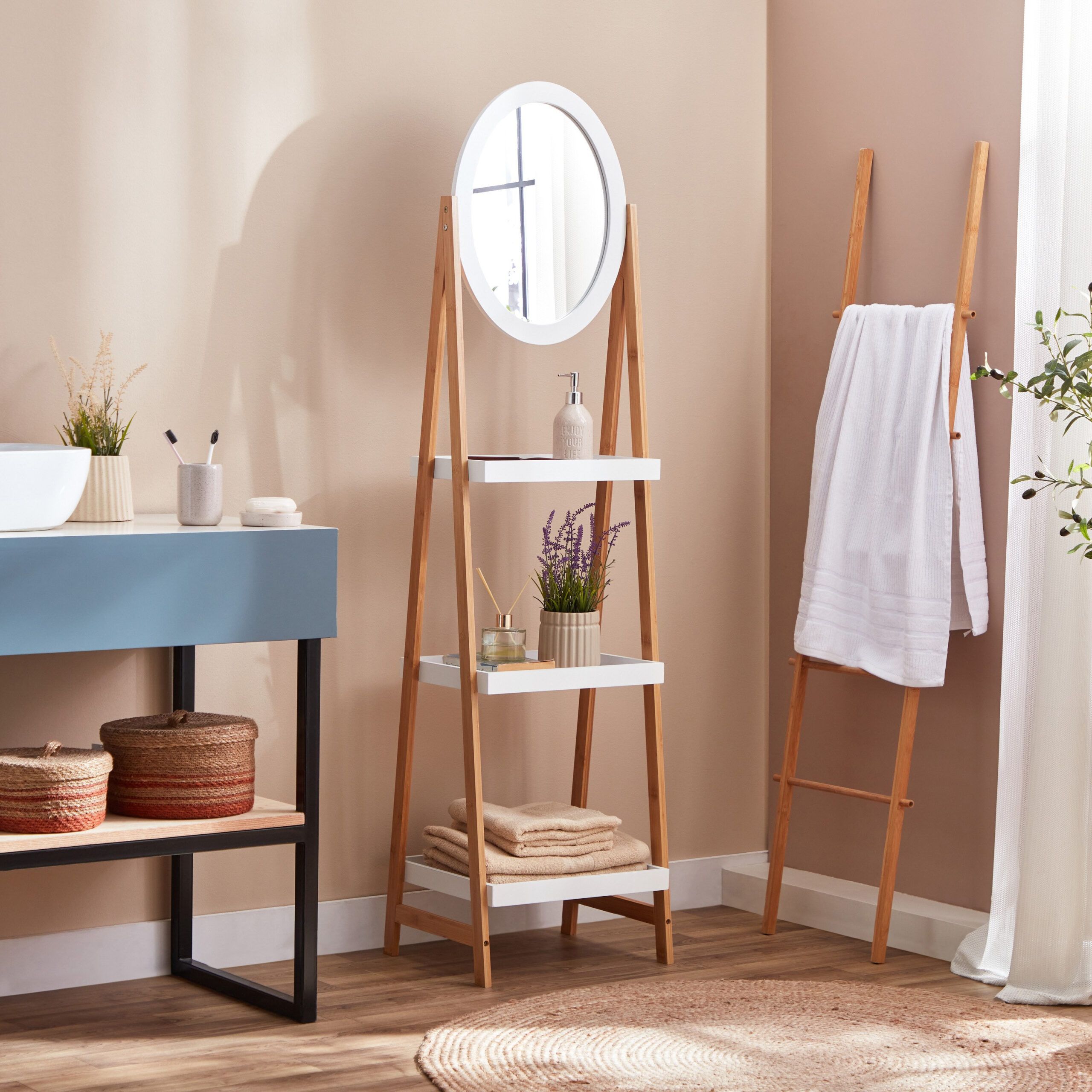 Lexus 3-Tier Storage Shelf with Mirror