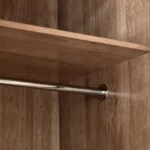 Curvy 6-Door Wardrobe with 2 Drawers