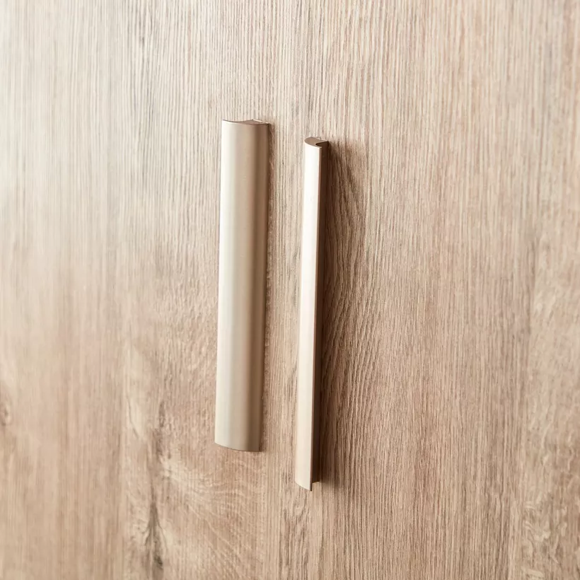 Curvy 6-Door Wardrobe with 2 Drawers - Image 7