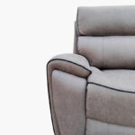 David 4-Seater Faux Leather Corner Recliner Sofa with 2 Reclining Seats