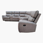 David 4-Seater Faux Leather Corner Recliner Sofa with 2 Reclining Seats
