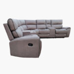David 4-Seater Faux Leather Corner Recliner Sofa with 2 Reclining Seats