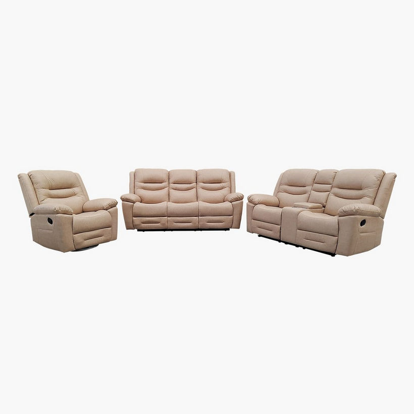 London 2-Seater Faux Leather Recliner with Wireless Charger - Image 11