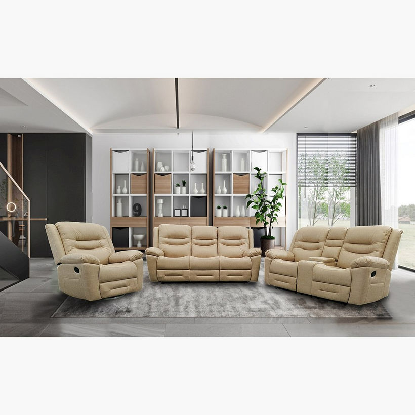 London 2-Seater Faux Leather Recliner with Wireless Charger - Image 12