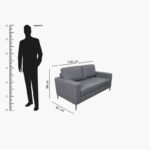 Marwell Kendal 2-Seater Fabric Sofa