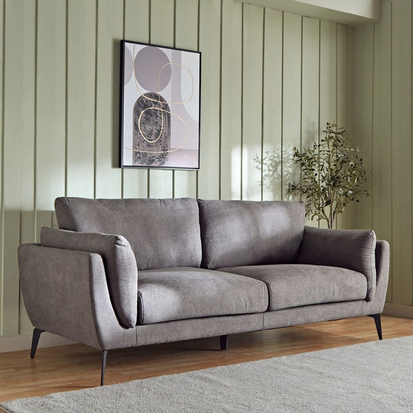 Lucina 3-Seater Fabric Sofa - Image 3