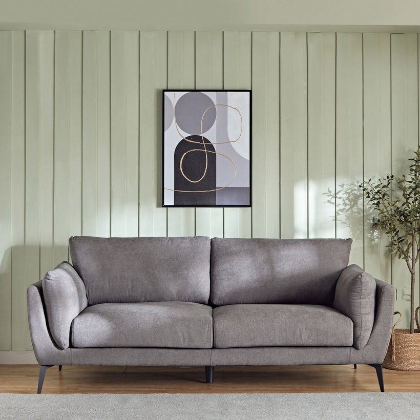 Lucina 3-Seater Fabric Sofa - Image 4