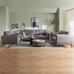 Lucina 3-Seater Fabric Sofa