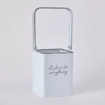 Vintage Peg Storage Box - 14x14x33 cm