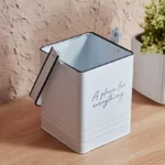Vintage Peg Storage Box - 14x14x33 cm