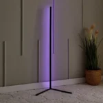 Lita Aluminium LED Ambient Floor Lamp with Remote Controlled Music Sync - 42x42x140 cm