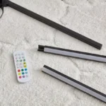 Lita Aluminium LED Ambient Floor Lamp with Remote Controlled Music Sync - 42x42x140 cm