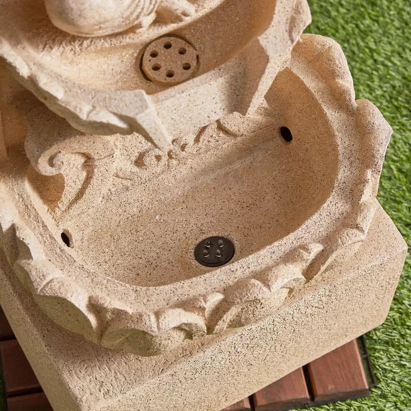 Divine Ganesha Outdoor Fountain with LED - 30x28x62.5 cm - Image 5