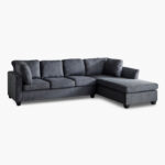 Urbandale 4-Seater Reversible Corner Fabric Sofa with Dropdown Cupholders and USB Port