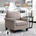 Angelton Fabric Armchair Sofa