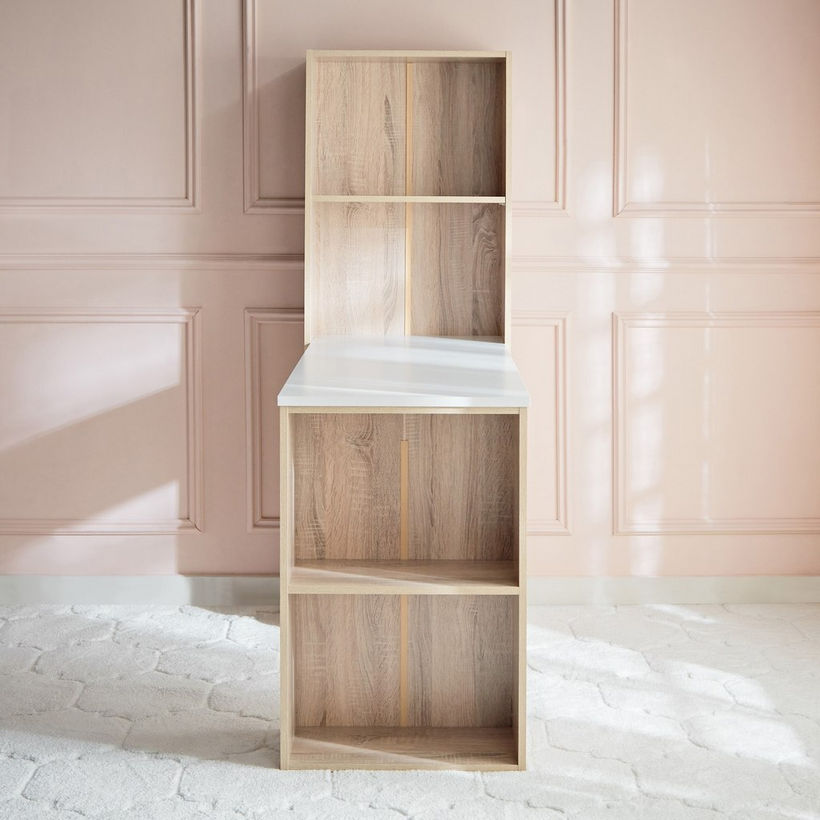 Oxford Tall Melamine Top Bookcase Study Desk - Image 4