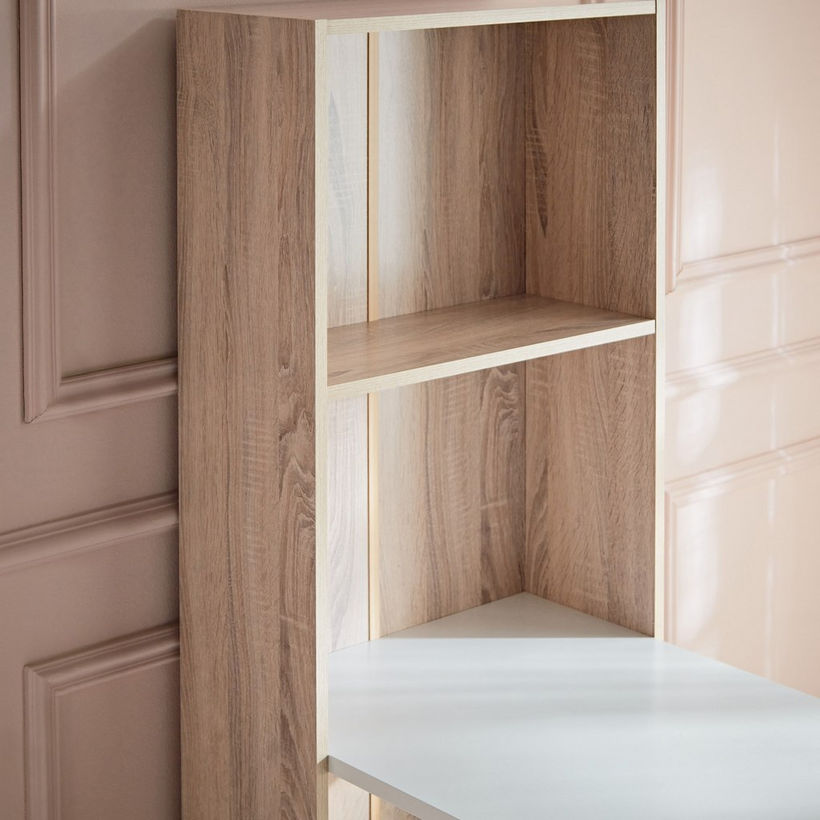 Oxford Tall Melamine Top Bookcase Study Desk - Image 6