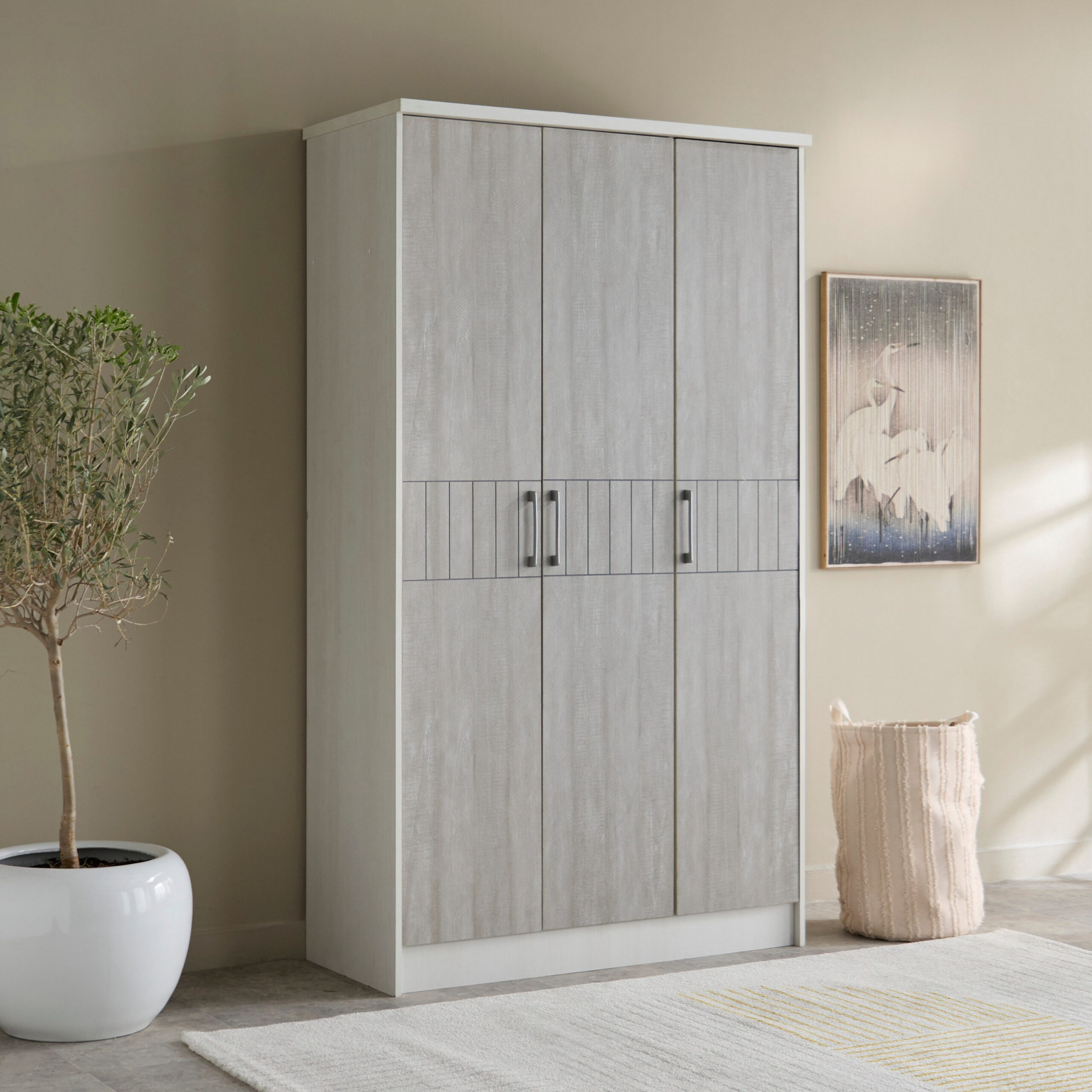 Movo Liverpool 3-Door Wardrobe