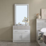 Movo Liverpool 2-Drawer 2-Door Young Dresser with Mirror