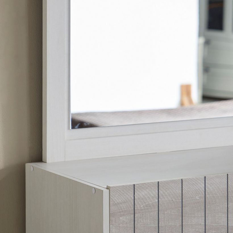 Movo Liverpool 2-Drawer 2-Door Young Dresser with Mirror - Image 4