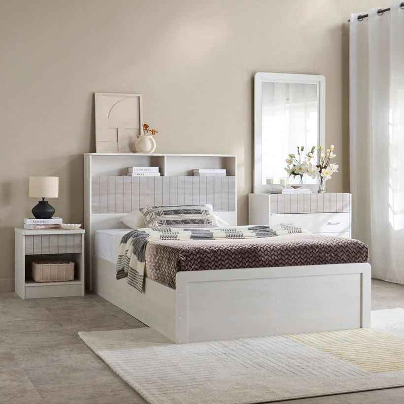 Movo Liverpool 2-Drawer 2-Door Young Dresser with Mirror - Image 6