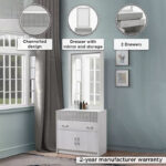 Movo Liverpool 2-Drawer 2-Door Young Dresser with Mirror