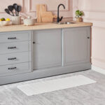 Hazy Rabbit Fur Mat - 45x120 cm