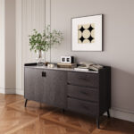 Marwell 2-Door 3-Drawer Sideboard with Sintered Stone Top