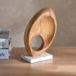 Liv Geometric Abstract Accent Decor - 19x6x19 cm