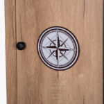 Crew 3-Door Wardrobe with 2 Drawers and Mirror