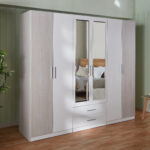 Fiesta 6-Door Wardrobe with 2 Drawers and 2 Mirrors