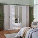Fiesta 6-Door Wardrobe with 2 Drawers and 2 Mirrors