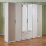 Fiesta 6-Door Wardrobe with 2 Drawers and 2 Mirrors