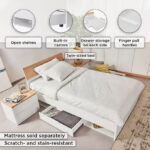 Milan Twin Bed with Drawers - 120x200 cm