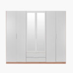 Milan 6-Door Wardrobe with 2 Drawers