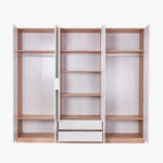 Milan 6-Door Wardrobe with 2 Drawers