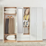 Milan 6-Door Wardrobe with 2 Drawers