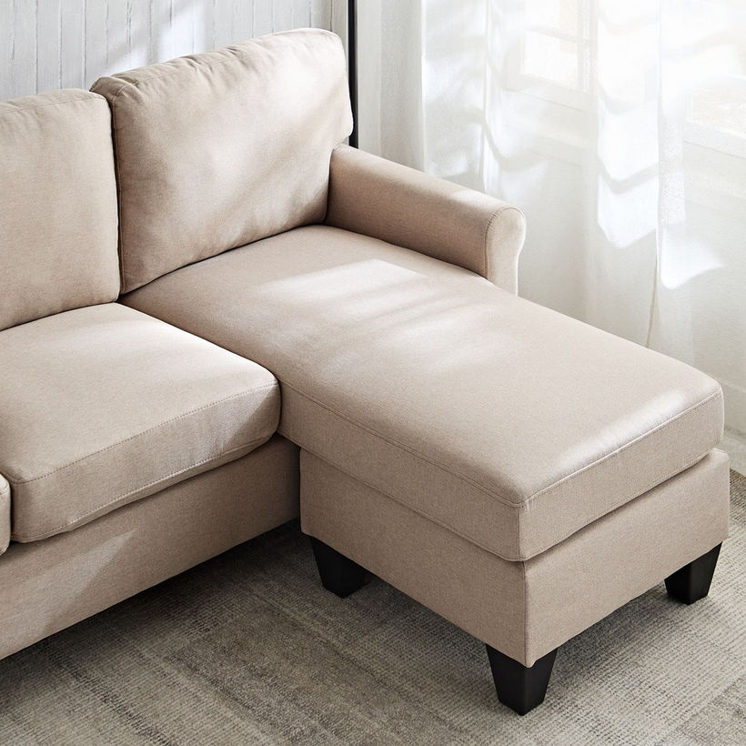 Angelton 3-Seater Reversible Corner Fabric Sofa with USB Port - Image 9
