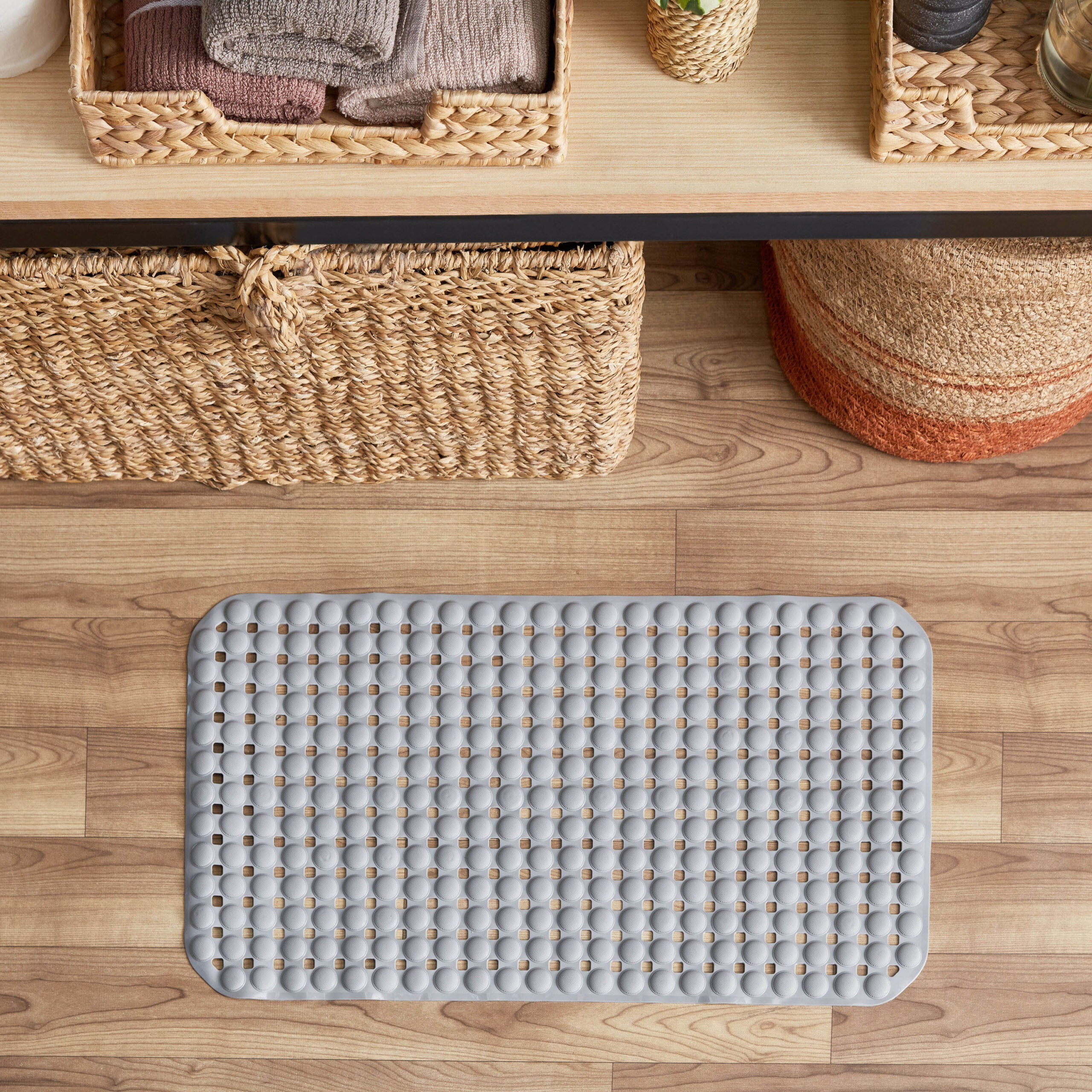 Raschel Anti-Slip Bathtub Mat - 37x68 cm