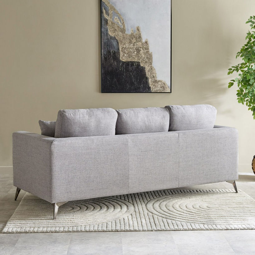 Flores 3-Seater Fabric Sofa - Image 4