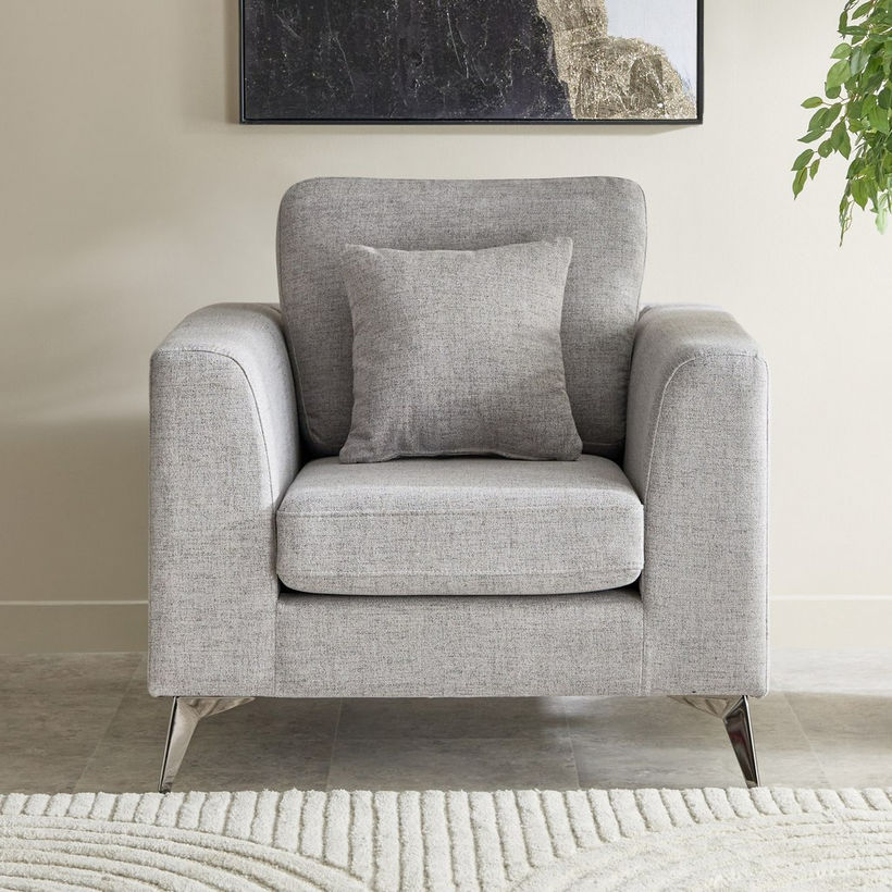 Flores Fabric Armchair Sofa - Image 3
