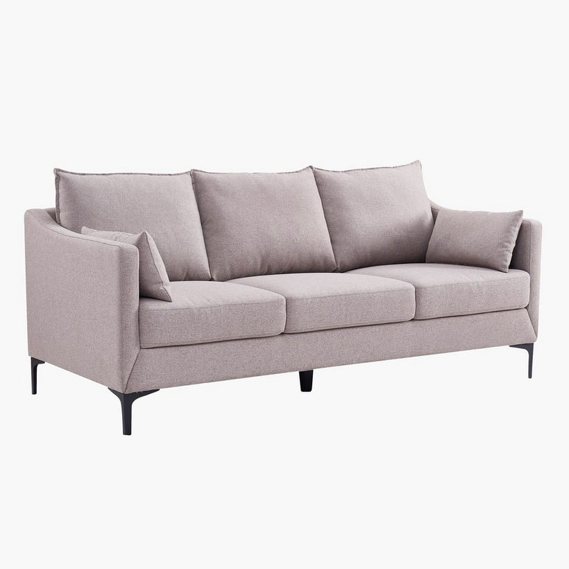 Odessa 3-Seater Fabric Sofa - Image 3