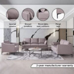 Odessa 3-Seater Fabric Sofa