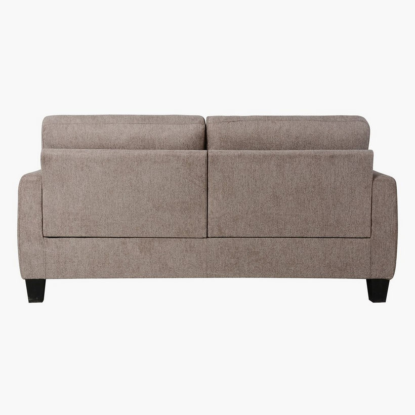 Nevada 3-Seater Fabric Sofa with 2 Cushions - Image 6