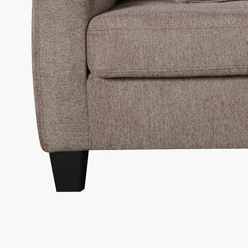 Nevada 3-Seater Fabric Sofa with 2 Cushions - Image 8