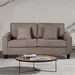 Nevada 3-Seater Fabric Sofa with 2 Cushions - Image 10